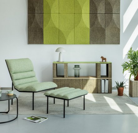 Explore the new collection for lounge areas - eco-friendly soft seating!