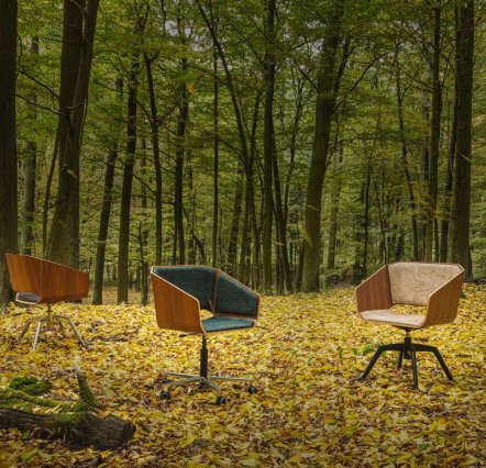VANK_WOODI – ikonische Bürostühle in neuem Look