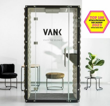 Die VANK-BIO_BOX mit der Auszeichnung von OFFICE ROXX