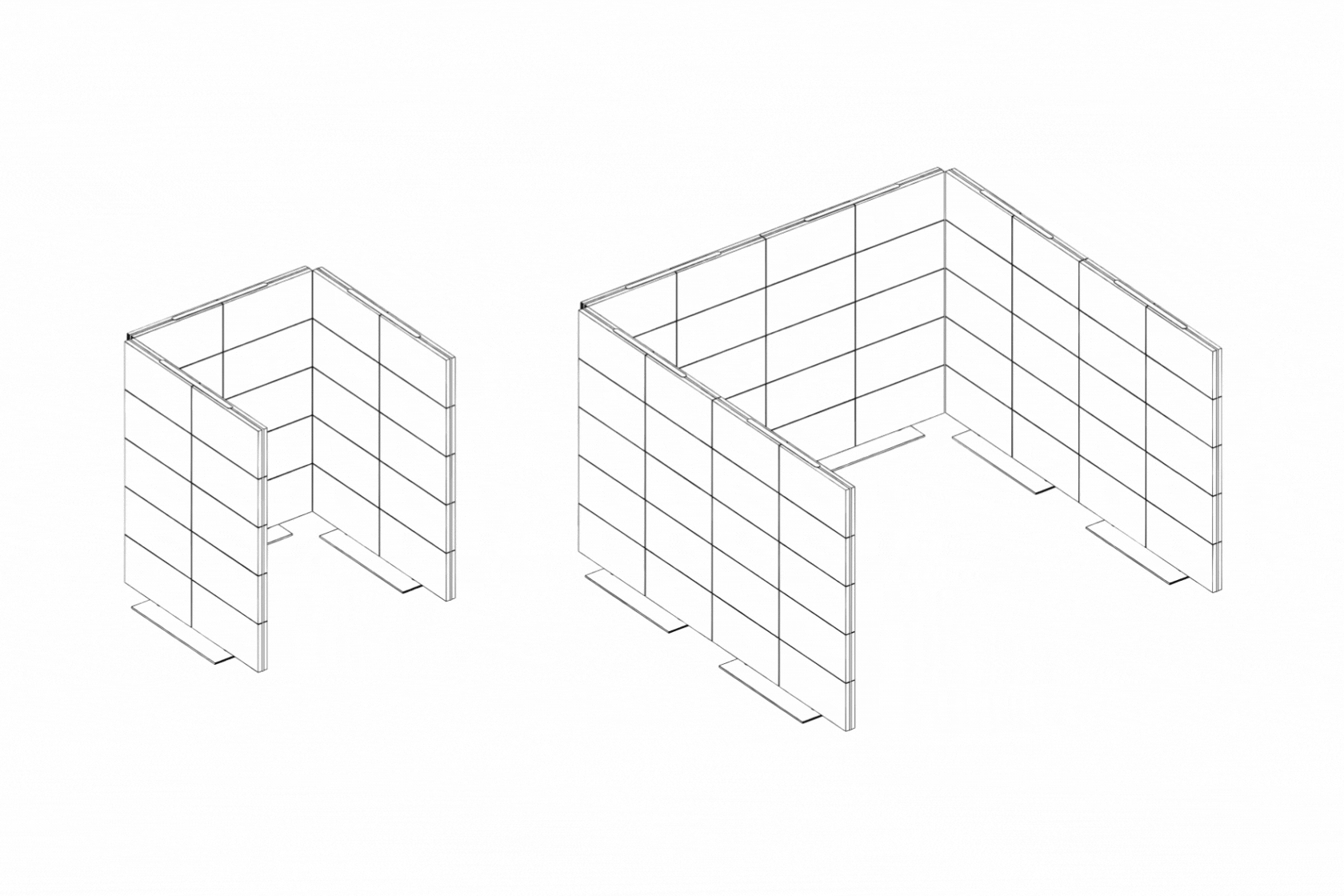 Ścianka modułowa VANK_FLIP
