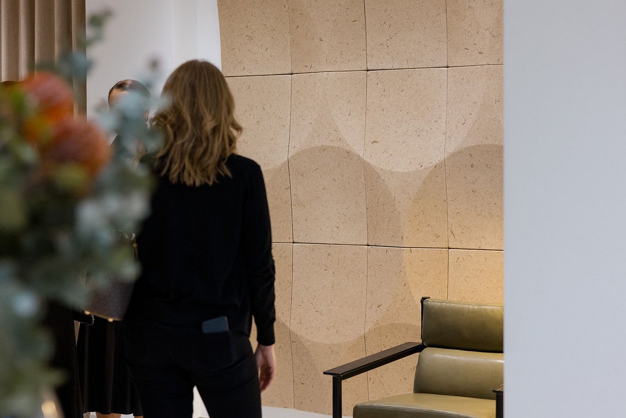 BIO panels displayed in the Brisbane-based Instyle Interior Finishes showroom in Australia